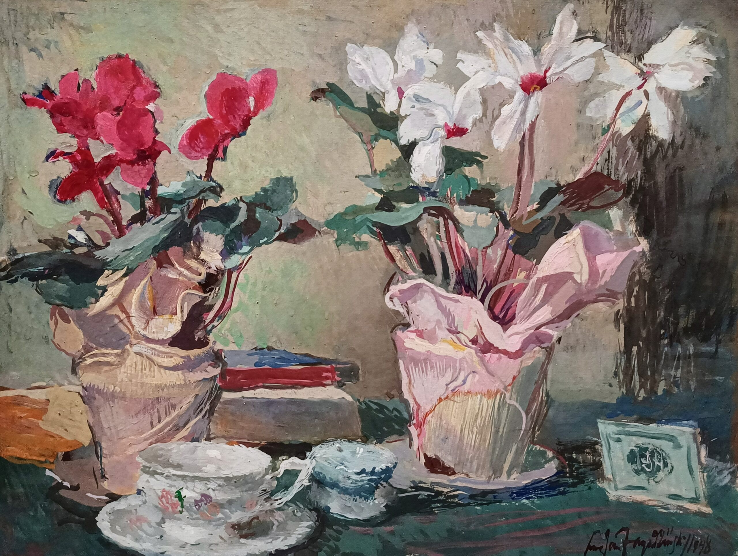 Lucjan Jagodziński, Fiołki, 1948